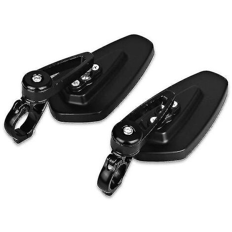 Rétroviseurs Moto Universels – Paire Chromée, Miroir Convexe Large Angle, Réglable Pour Scooter Ou Moto - 13