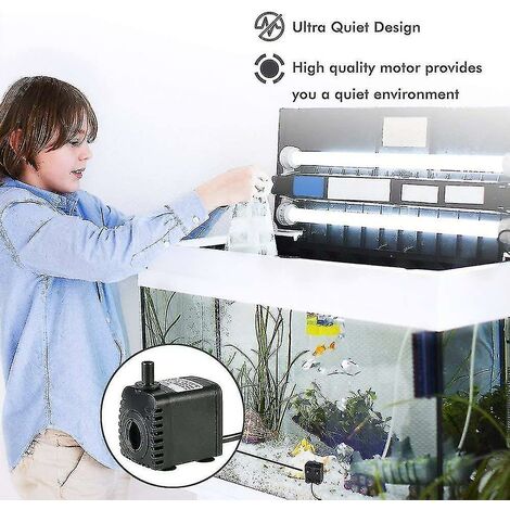 Pompe à Air Portable Pour Aquarium – Réglable, Rechargeable USB – Pour Poissons, Plantes Hydroponiques, Reptiles