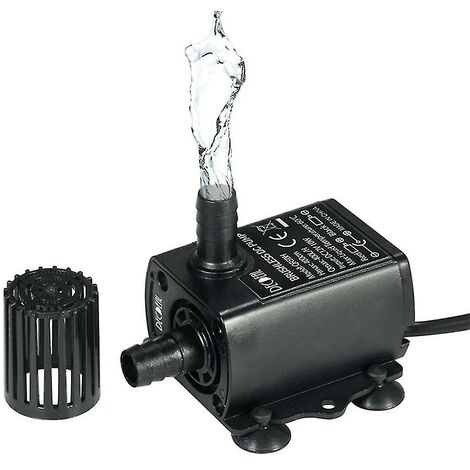Crea – Mini pompe de circulation d'eau froide 12V 400L/h – Moteur Brushless ultra-silencieux – Hauteur de levage 4m – Noyau céramique pour durabilité