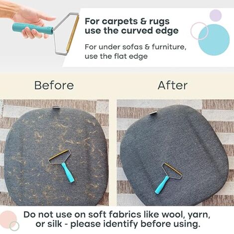 Raclette épilateur Pour Poils D'animaux – Balai Extensible, Lavable, Pour Intérieur Et Extérieur