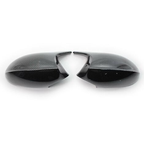 CREA 1 paire de couvercles de rétroviseur en Fiber de carbone pour voiture-bmw E90 E91 (1/5)