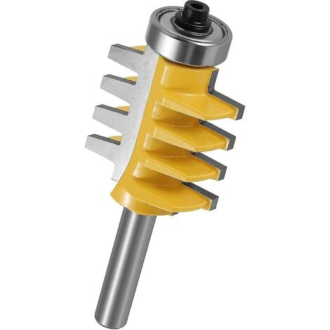 CREA Chisea 8mm tige Rail doigt réversible Joint routeur colle Bit conique Tenon coupe pour le travail du bois outils de charpentier