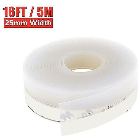 2 Rouleaux De Ruban D'étanchéité En Mousse Auto-adhésif - 16 Pieds (environ 5m) X 5mm D'épaisseur - Blanc