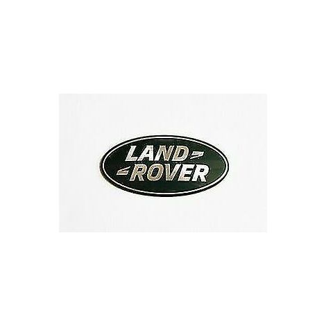 Vert/chrome Land Rover Calandre Bonnet Badge Emblème Bonnet Coffre Arrière Hayon Badge (45x85 Mm)