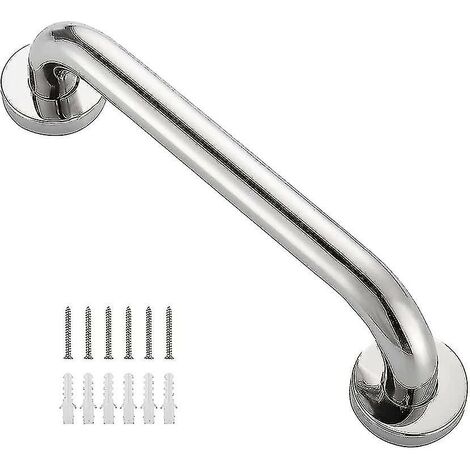 CREA 30 cm épaissir la barre d'appui de baignoire de salle de bains d'acier inoxydable main courante de sécurité pour la Toile de douche de baignoire (1/5)