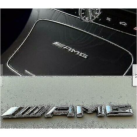 Interior Small Amg Mercedes Badge Cockpit Centre Dashboard Console A B C E S (1/2)