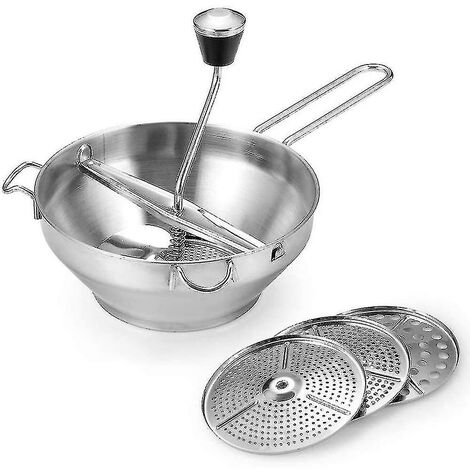 Vegetable Mill Stainless Steel Tomato Press Food Grinder Potato Masher (1/5)