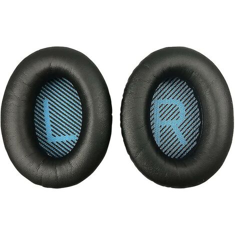Black Ear Cushion Kit Bose Quietcomfort 35 Qc35 Headphones Pads Cups Replacement (1/5)