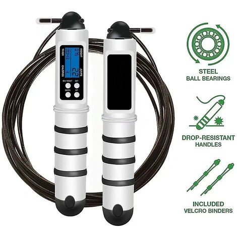 Skipping Rope With Digital Counter Speed Rope Steel Rope With Pvc Coating Professional (1/3)
