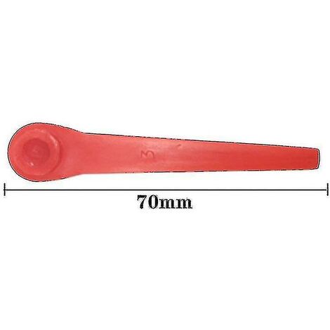 Set Of 100 Plastic Blades Compatible With Gardena Grass Trimmer For Gardena Grass Trimmer And Cordl (1/4)
