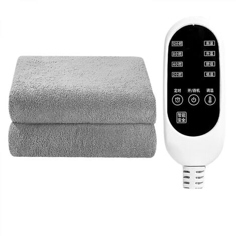 CREA Full Size 59x31 Inch Electric Throw Blanket Heated Blanket Washable Soft Heated Throw Blanket Fast Heating