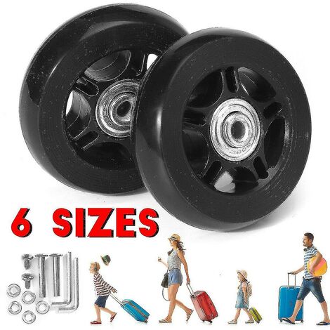 CREA Silent Trolley Case Suitcase Universal Wheel Rubber Runner Suitcase Bearing Repair Kit 40mm18mm (1/3)