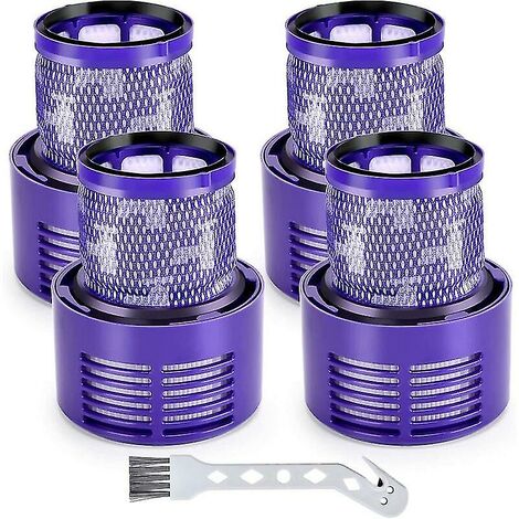 CREA Pack Filters For Dyson V10 Motorhead Cyclone Animal Absolute Sv12 Cordless Vacuum Cleaner Attachment Replaces Dy-969082-01 (1/5)
