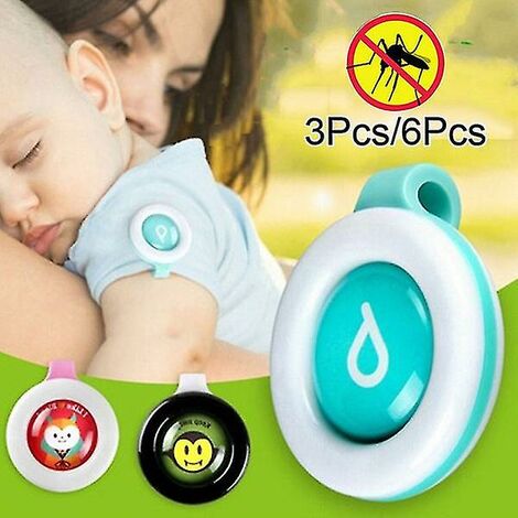 CREA 6pcs/3pcs Insect Repellent Badge Button Maternity Mosquito Repellent Clip-size3pcs (1/2)