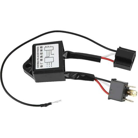 KIRO&SEEU 2-Pack LED Negative Polarity Converter - H4 Headlight Reverse Polarity Harness