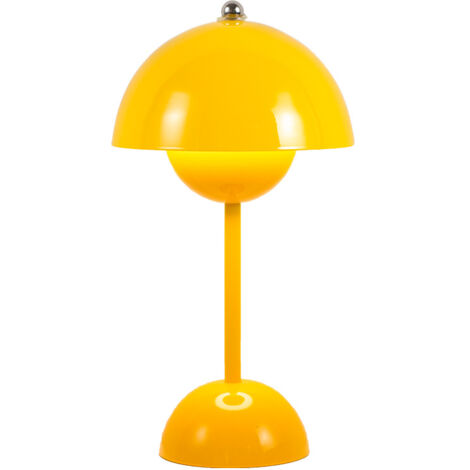 Lampe de bureau à LED en forme de champignon, bouton de fleur, rechargeable, trois lumières, réglable, économie d'énergie, pour la maison