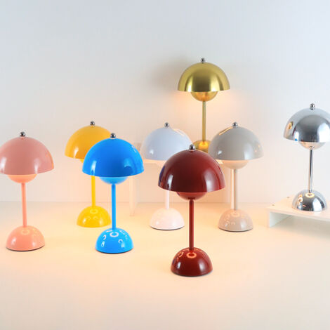 Lampe De Table Rechargeable En Forme De Champignon