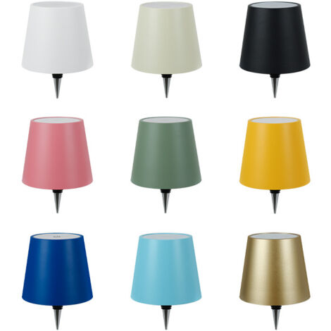 Crea – Lampe de bureau LED rechargeable avec chargeur USB – Fer de haute qualité – 3 températures de couleur – Design bouteille pour ambiance unique