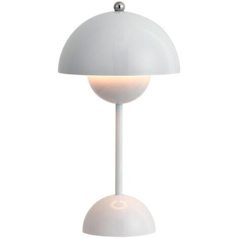Lampe de bureau à LED en forme de champignon, bouton de fleur, rechargeable, trois lumières, réglable, économie d'énergie, pour la maison