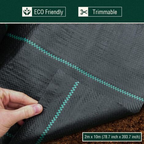 Toile De Paillage Jardin Polaire 150gr/m² – 1m De Large X 60m² – Film Anti-Mauvaises Herbes Respirant Et Perméable – Fabriqué En Allemagne