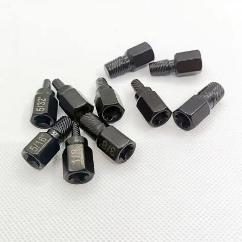CREA Extracteur de vis Torx 10 pièces, outil de retrait de boulons et d'écrous, jeu d'extracteurs de boulons ronds – Tête creuse