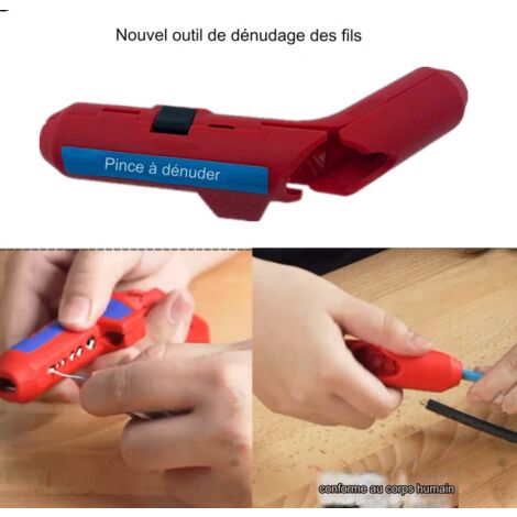 NAK Dénudeur De Fibre Optique Outil De Dénudage De Coupe De Lame D'arc