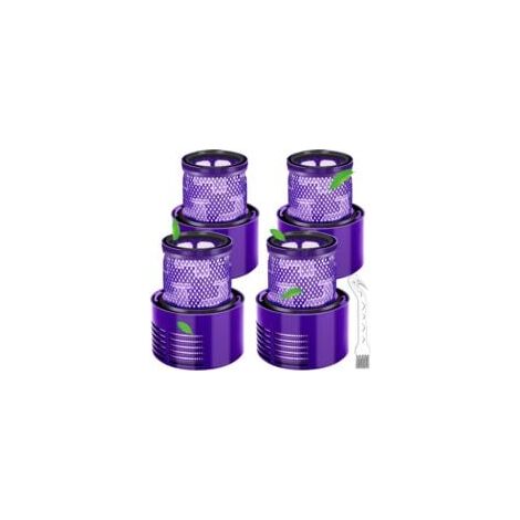 Filtre pour Dyson V10 SV12,Filtres pour Dyson Cyclone V10 SV12 Series V10 Absolute/Animal/Total Clean/Motorhead Aspirateurs, Filtre de Remplacement Accessoires DY-969082-01(4 Packs) (1/5)
