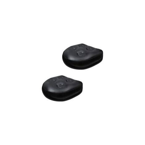 2 sièges Spa jacuzzi noirs, coussin d'élévation multifonctionnel, coussin étanche gonflable, coussin de bain de massage, dossier de bain mou (1/5)