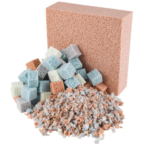 Matériau de filtre pour aquarium, maison de bactéries de nitrification de purification de l'eau, cube de coton biochimique-CREA (1/4)