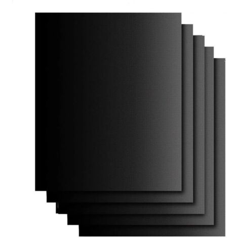 Lot de 5 tapis de cuisson anti-adhésifs pour barbecue, tapis de cuisson approuvé par la FDA, PTFE Téflon BBQ, accessoires de grill réutilisables, facile à nettoyer, gaz, charbon de bois, grill électri (1/5)