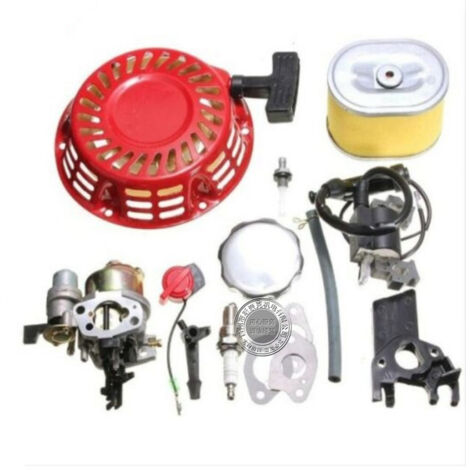 Kit Moteur pour Honda GX160 GX200 5.5HP - Carburateur, Recoil, Bobine d'Allumage, Bougie d'Allumage, Filtre à Air (1/5)
