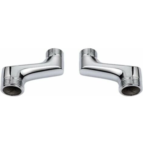 Raccord Contre Coudé Douche,Raccord Laiton Coudé RéDucteur,Bras Pivotant RéGlable,Raccord Mural Contre Coudé,Raccord Excentré 1/2 3/4,Chrome A
