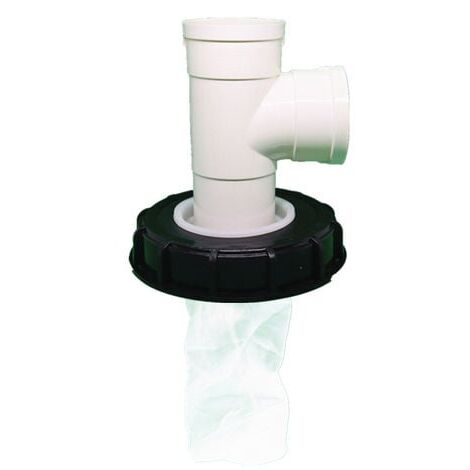 Couvercle de cuve IBC avec filtre en nylon lavable pour cuve d'eau de pluie IBC 1 000 litres, filtre de couvercle IBC, accessoires de cuve IBC, filtre en nylon pour eau de pluie (T vertical)