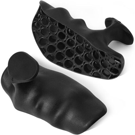 Poignée de fitness, renforcement de la poignée, bande de tension, exercice des doigts, haltère, haltérophilie, housse de poignée en silicone (1/5)