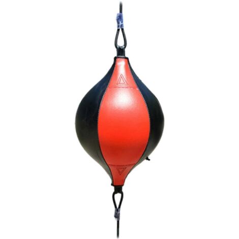 Sac de sable gonflable à double extrémité pour entraînement en salle, rouge/noir (1/5)
