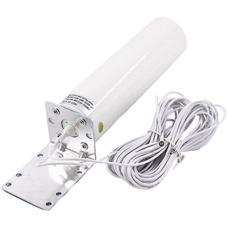 Crea – Antenne Wi-Fi 4G LTE omnidirectionnelle 12 dBi – Longueur 5 m – Connecteur CRC9 mâle – Compatible routeurs B315, E8372, E3372