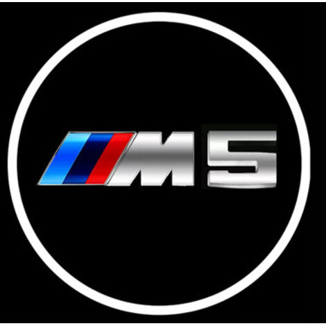 2 pièces de lumières de bienvenue pour BMW Série 3 Série 5 Série 7 Série X3/X5/X6/X7 lumières de porte de projection lumières de bienvenue BMW style 17 (1/5)
