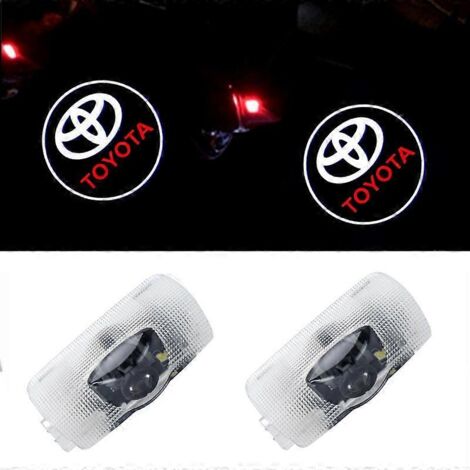 2 pièces pour Toyota Camry Highlander Prado Prius Senna lumière de bienvenue porte projection lumière d'ambiance (1/5)