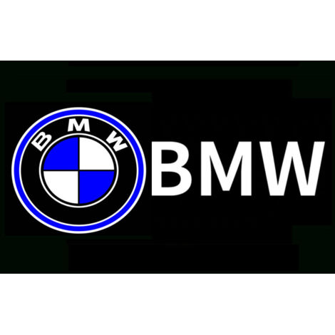 2 pièces de lumières de bienvenue pour BMW Série 3 Série 5 Série 7 Série X3/X5/X6/X7 lumières de porte de projection lumières de bienvenue BMW style 12 (1/5)