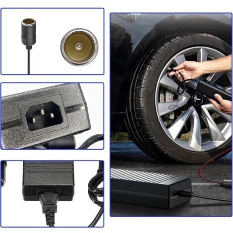 Convertisseur Tension 230V Vers 12V 10A 120W - Adaptateur Allume-Cigare Pour Voiture Et Maison