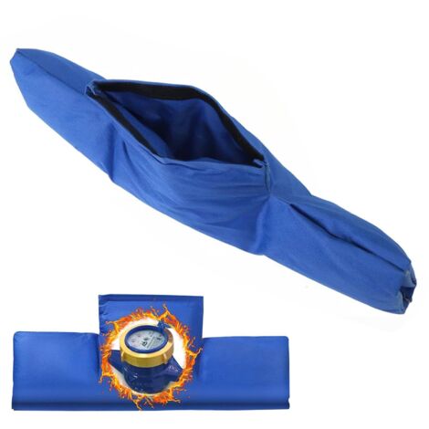 Housse d'Isolation à Compteur d'eau, 55x25cm Couvercle Isolé pour Compteur d'eau, Universel Protection Contre pour Vanne, Couvercle de Vanne Anti-Gel Épaissir, Protection Hivernale Tuyaux