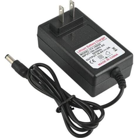 Adaptateur d'alimentation de charge sûre AC 100-240V DC 21V 2A pour batterie lithium-ion, prise EU, remplacement (1/5)