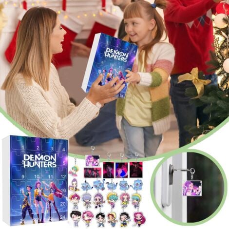 Calendrier De L'Avent Hunter Avec 24 Porte-clés En Acrylique Cadeaux Decoratifs Pour Garcons Filles Et Adolescents 24 Pieces Jolis Porte Cles Calendrier C 89917819