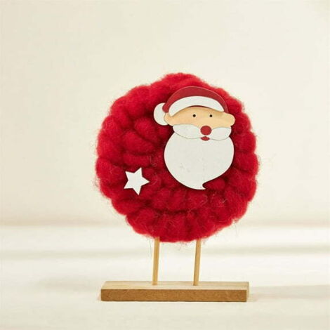 Décorations de Noël en feutrine : rennes et élans, sapin de Noël, échantillons de mini-ornements en feutrine, décorations de bureau (1/4)