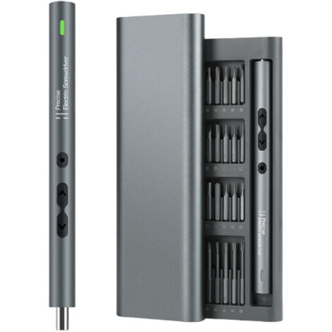 Mini tournevis électrique, tournevis électrique de précision sans fil 62 en 1 avec 48 embouts, kit d'outils de réparation de tournevis électrique rechargeable. (1/5)