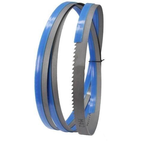 Lame de scie à ruban bimétallique HSS M42 de 1400 x 13 x 0,65 mm avec 10/14 dents par pouce (lot de 3)