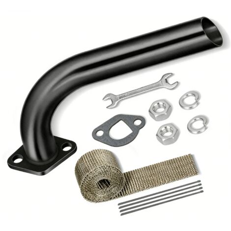 Collecteur d'échappement de rechange 212cc pour Predator 196/212/224cc 6,5 ch, Coleman CT200U/BT200X, Baja Warrior, GX160/GX200 Minimoto/Go-Kart/Moteurs petits