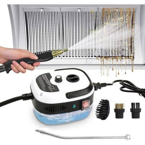 Nettoyeur vapeur portable haute température de 2500 W avec 6 vitesses et 3 têtes de brosse pour un nettoyage en profondeur des cuisines, des voitures et des maisons. (1/5)