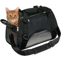 Pet Carrier Travel Bag Small Dogs Medium Sized Cats Rabbits Comes Shoulder Strap Safety