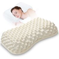 Natural Latex Pillow For Sleeping Breathable Contour Pillow For Side Sleeping